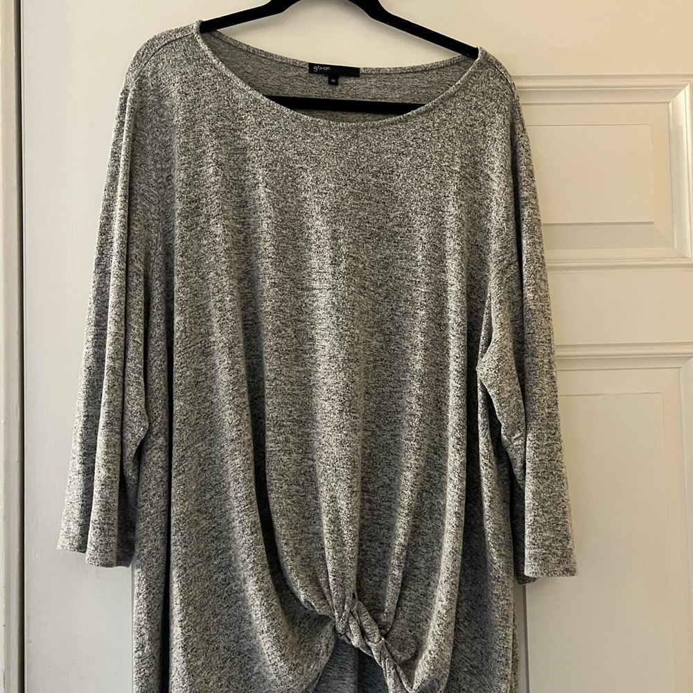 Long cotton tunic size 3x.